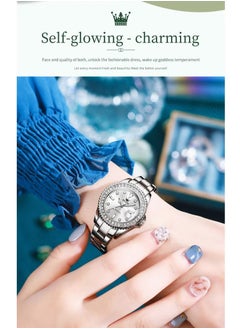 OLEVS Watches for Women Quartz Leather Water Resistant Analog Watch 9945  - Image 3