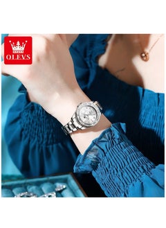 OLEVS Watches for Women Quartz Leather Water Resistant Analog Watch 9945  - Image 2