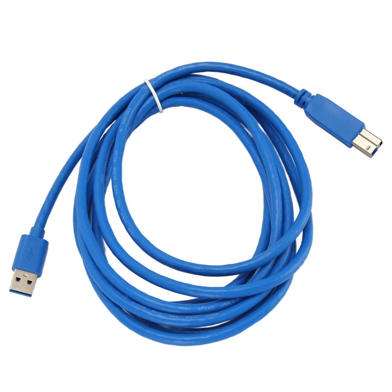 USB 3.0 Printer Cable 3M/9.8Ft Premium PVC Copper Material 5Gbps High Speed Data Transmission Plug And Play USB A To B Cable - Wide Compatibility USB Scanner Cord For Home Office Studio External Hard - Image 3
