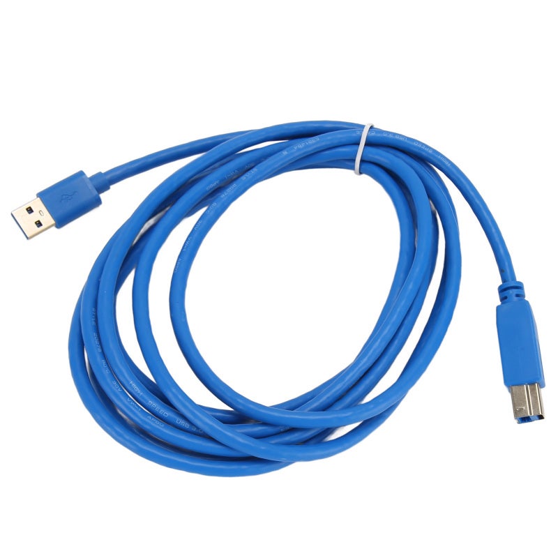 USB 3.0 Printer Cable 3M/9.8Ft Premium PVC Copper Material 5Gbps High Speed Data Transmission Plug And Play USB A To B Cable - Wide Compatibility USB Scanner Cord For Home Office Studio External Hard - Image 5
