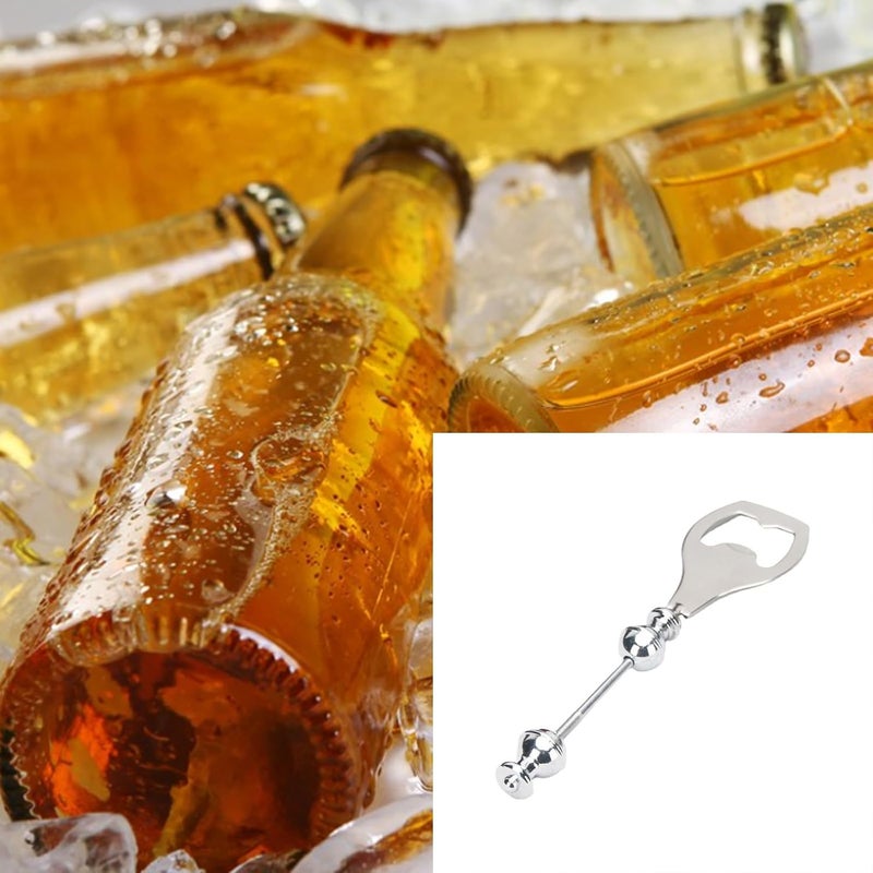 Stainless Opener Simple Beaded Bottle for Home Restaurant Easy to Use Customizable Craft Bead - Image 2