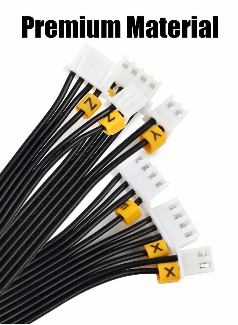 Excefore Stepper Motor Line Limit Switch Set, 3 Pcs X Y Z Axis Stepper Motor Line, Limited Switch and Endstop Cable - Image 3