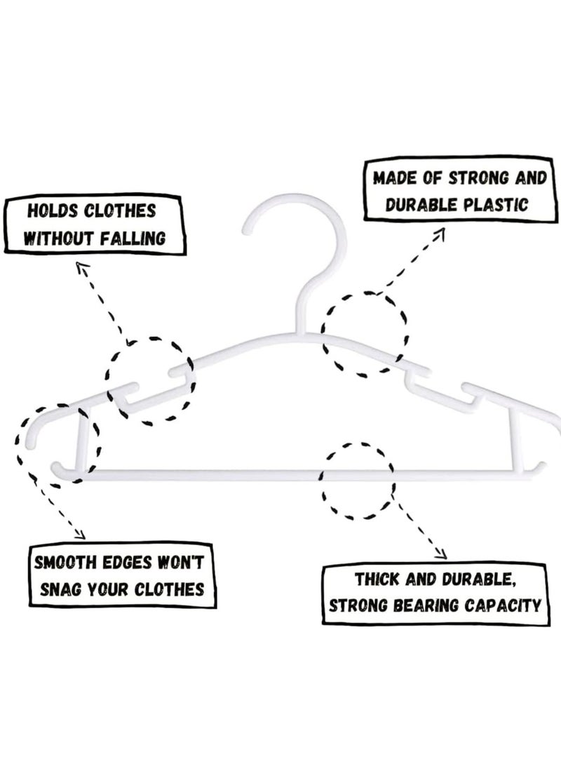 Gonice Baby Hangers 20Pack Kids Hangers Plastic Baby Hangers for Closet Children Hangers  - Image 2