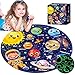 ZIZZ Puzzle for Kids Ages 46 Glow in The Dark Solar System Jigsaw Puzzles 70 Piece Space Planets Large Floor Puzzle for Kids 310 Years Old Educational Toy Gift for Boys Girls Birthday Christmas - Image 3