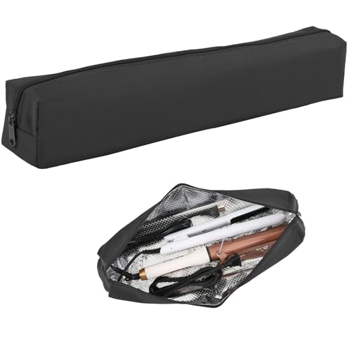 Suafrnut Professional Hot Hair Tools Organizer Bag Portable Travel Heat Resistant Storage Case Pouch for Curling Irons, Flat Irons, Hair Straightener and Styling Tools(17.7" x 3.2"x 3.2") - Image 1
