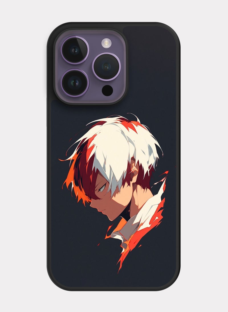 PXLAAT iPhone 14 Pro case cover My Hero Academia Shoto Todoroki - Image 1