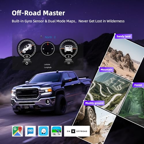 Dasaita 8GB+256GB Car Stereo for Chevrolet Silverado GMC Sierra 2014-2019 with Wireless Carplay & Android Auto, Android 13 GPS Navigation Head Unit, 11.6" QLED Screen Plug & Play Radio, Voice Control - Image 3