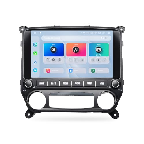 Dasaita 8GB+256GB Car Stereo for Chevrolet Silverado GMC Sierra 2014-2019 with Wireless Carplay & Android Auto, Android 13 GPS Navigation Head Unit, 11.6" QLED Screen Plug & Play Radio, Voice Control - Image 1