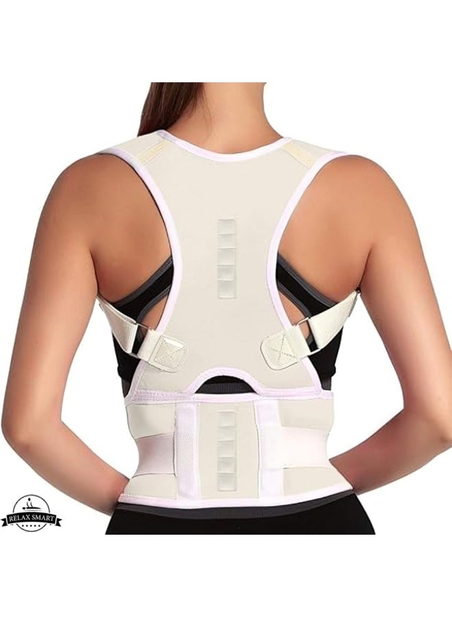 Relax Smart Medical Back Support Corset – Posture Corrector for Spine Alignment, Shoulder and Lumbar Support, Size XXL - Image 1