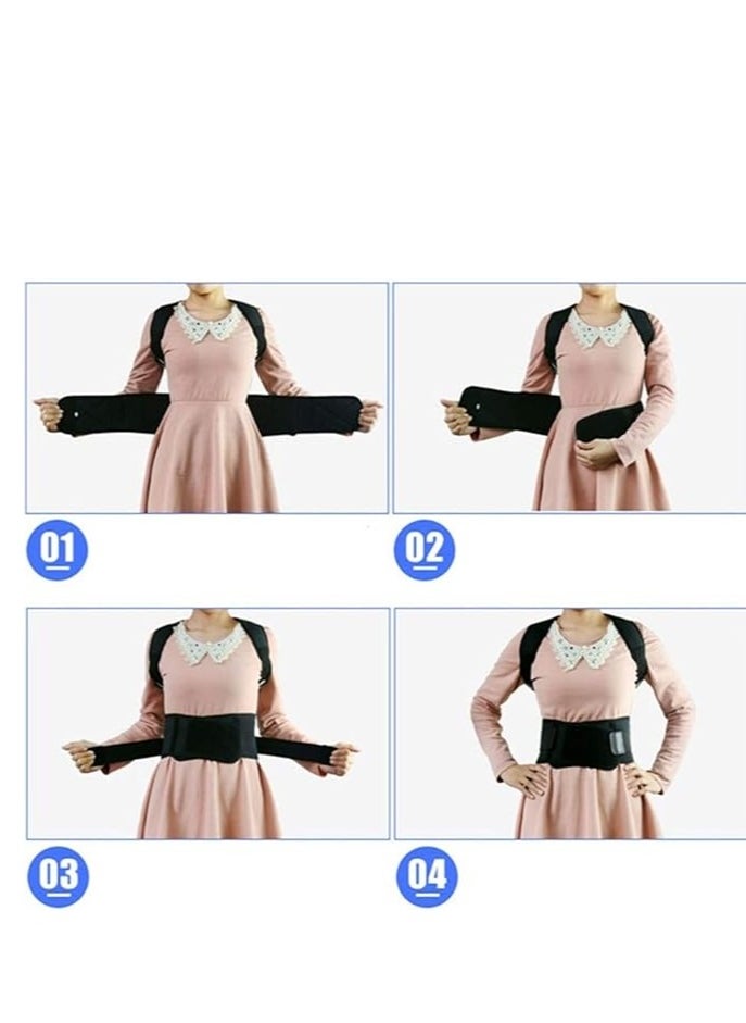 Relax Smart - A Medical Corset To Correct the Curvature And Support The Back And Shoulders - Size XXL - Image 1