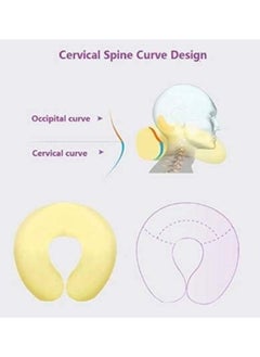 Generic U-Shaped Travel Neck Pillow – Soft Microfiber Cushion for Neck Support – Ideal for Travel, Car, Plane, Train & Bus – Unisex Design  - Image 4
