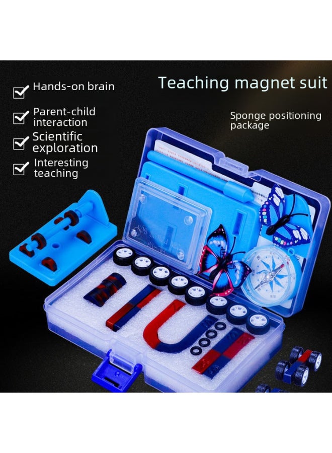 Magnet Box Primary School Grade 2 Volume 2 Science Experiment Magnet Teaching Aids Full Suit-Color:[Large Version] Magnet Suit  - Image 2