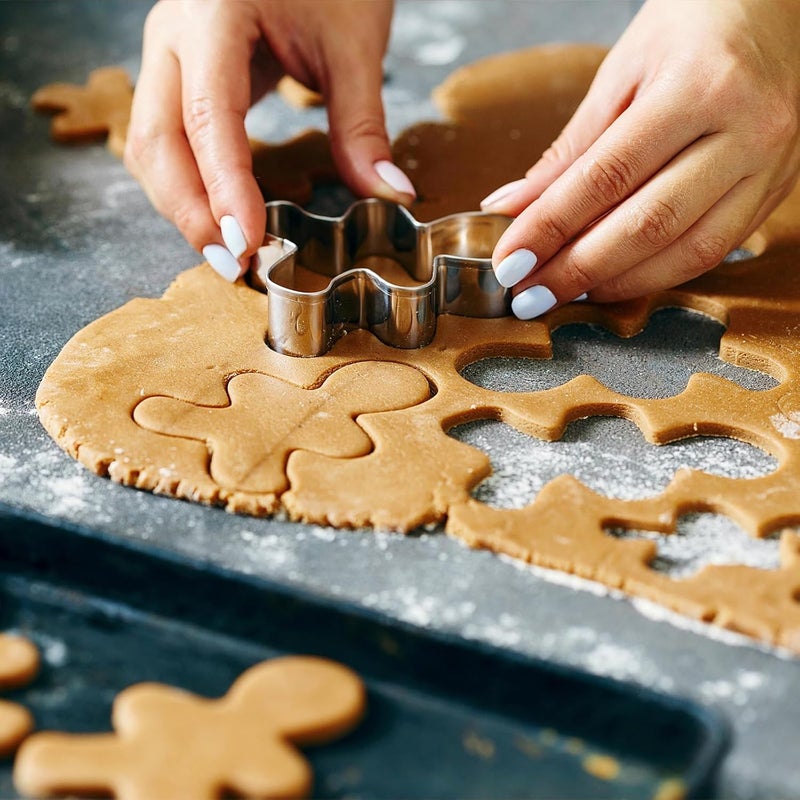 ALL-TOP Christmas Cookie Cutter Set - 5 Biscuit Shapes for Creative Baking Delights - Image 5
