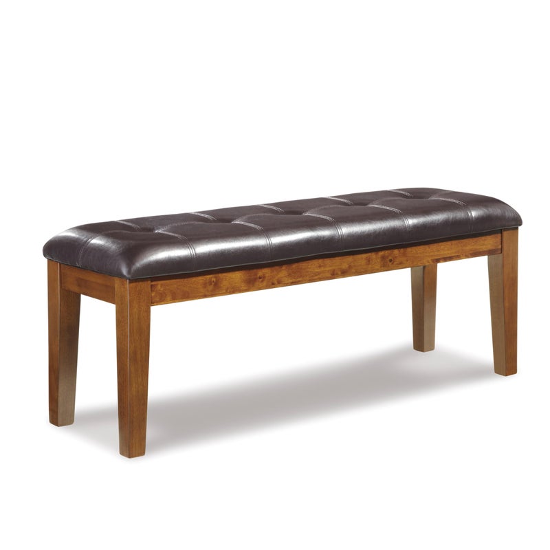 Signature Design by Ashley Signature Design by Ashley Ralene Tufted Upholstered Dining Room Bench Medium Brown 