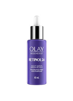 Olay Regenerist Retinol 24 Night Serum Fragrance Free Unscented 1.35 Fl Oz  - Image 2