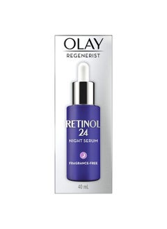 Olay Regenerist Retinol 24 Night Serum Fragrance Free Unscented 1.35 Fl Oz  - Image 3
