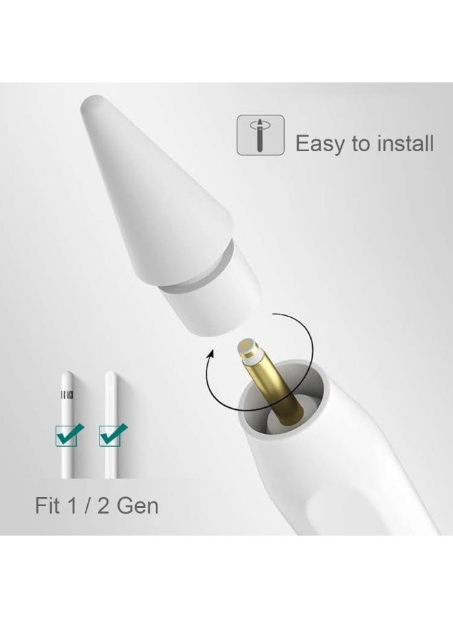 Replacement Tips For Apple Pencil 1st Generation/ 2nd Generation Tips IPad Pencil Nibs Accessories For Apple Pen 1/2 Gen(8 Pack) - Image 3