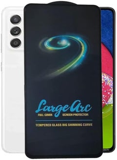 Large Arc Galaxy Tempered Glass 9H Screen For Samsung A52 /A52s Front Screen Protector - Original Super 9 Full Glue shinning Curve