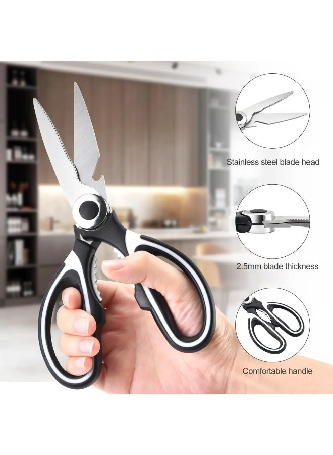 Multifunctional Kitchen Scissors Heavy Duty Stainless Steel Poultry Shears for Lamb Chicken Fish Bread Vegetable Household Cutting Tools - Image 1