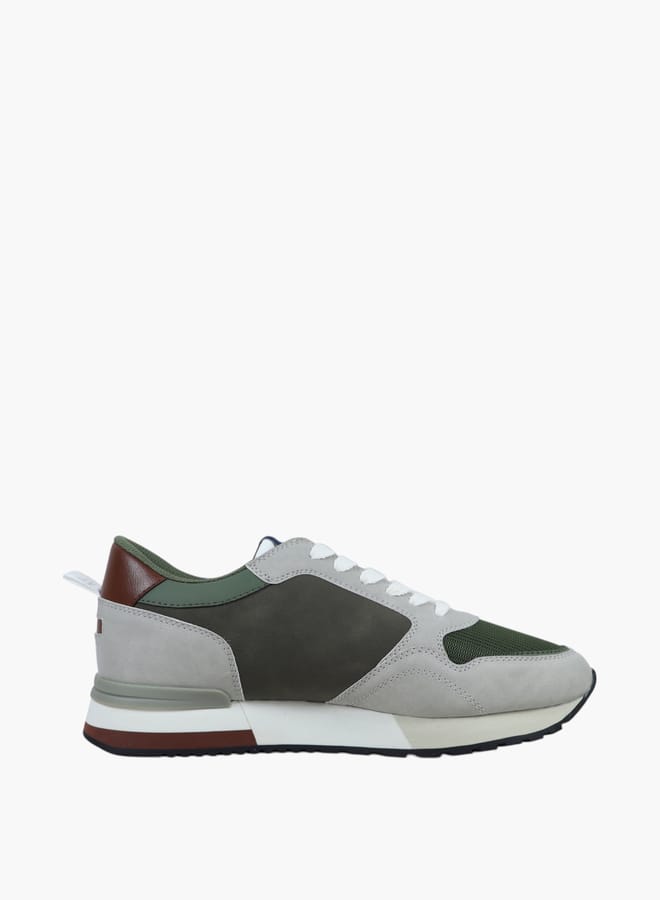 GAP Men's Panelled Lace-Up Sneakers - NEW YORK II - Image 2