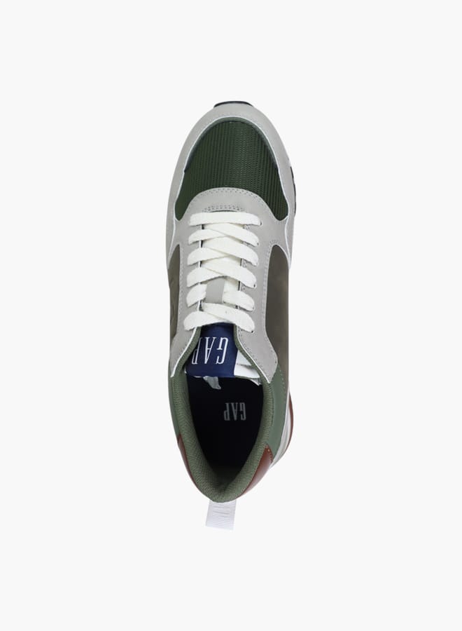 GAP Men's Panelled Lace-Up Sneakers - NEW YORK II - Image 4