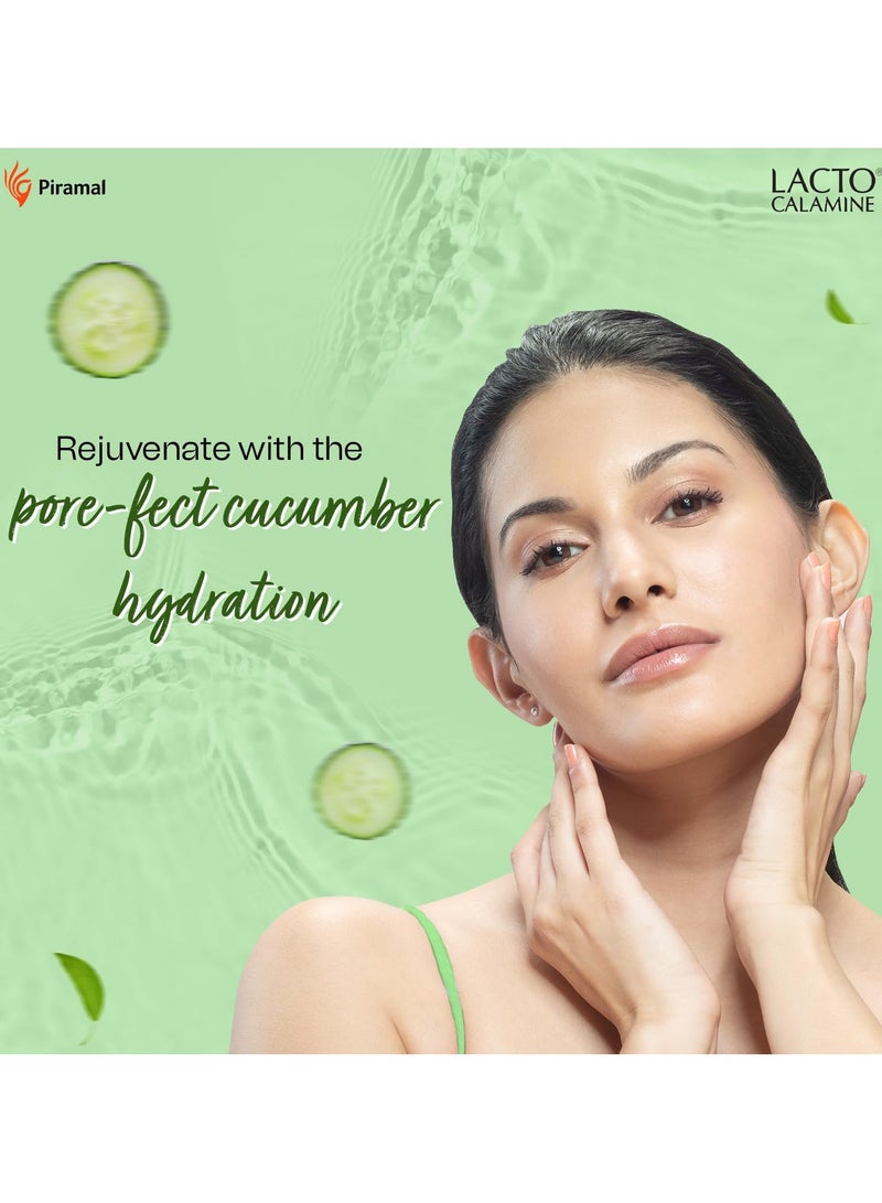 Lacto Calamine Face Toner Cucumber with Green Tea & 2% Niacinamide 120 ml - Image 5