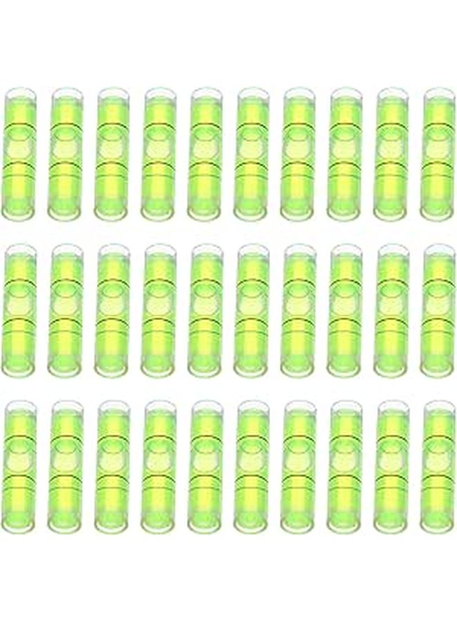 50 Pcs Mini Cylindrical Bubble Level Spirit Tool Set For Photo Frame Installation And Precision Leveling - Image 1