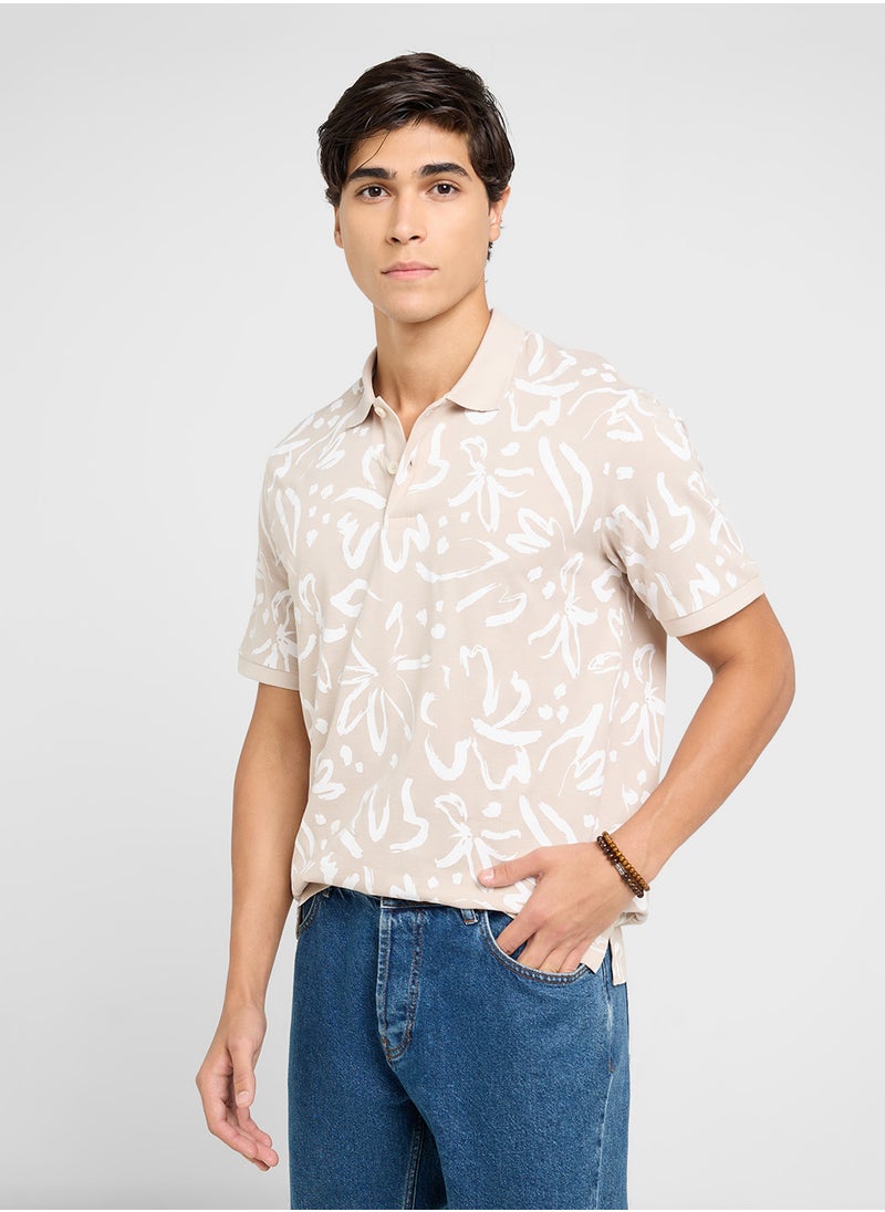 JACK & JONES Jjjeff Printed Polo  - Image 1