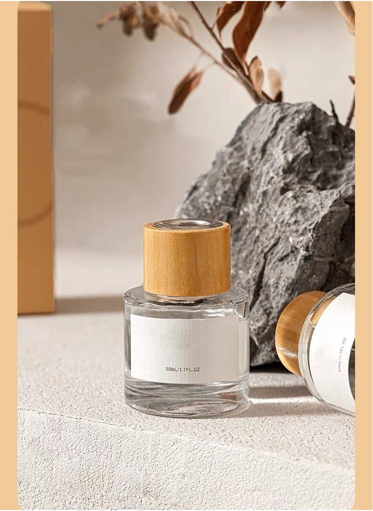 KLNAMAEAAN Home Decoration No Fire Aromatherapy Reed Diffuser Set Zen Tea 50ml  - Image 3
