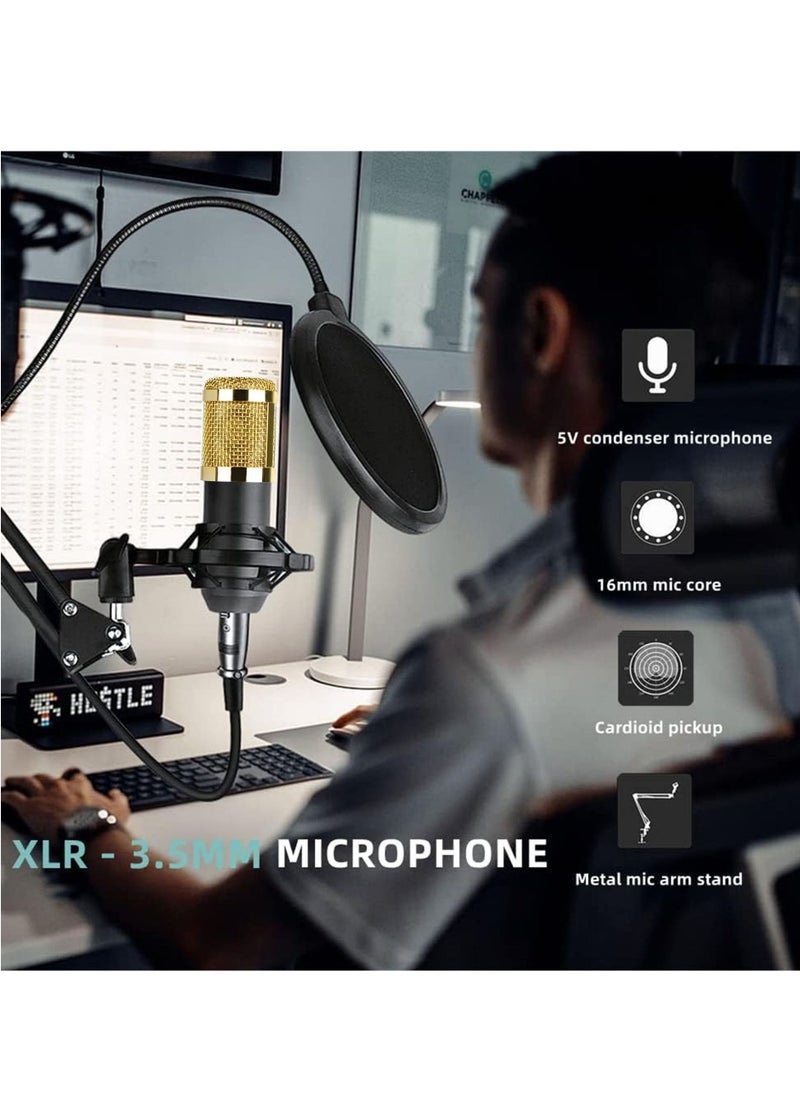 M MIAOYAN Hot-Selling Live Streaming Sound Card For Cross-Border — Compatible With BM800 Boom Arm Set, Complete Sound Card Kit For Live Streaming.  - Image 3