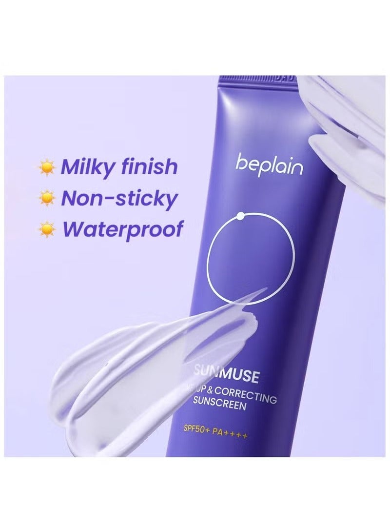 beplain Sunmuse Tone Up & Correcting Sunscreen SPF50+ PA++++ 50 ml - Image 2