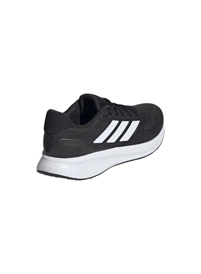 adidas حذاء ران فالكون 5 أسود للجري للرجال مقاس 6.5