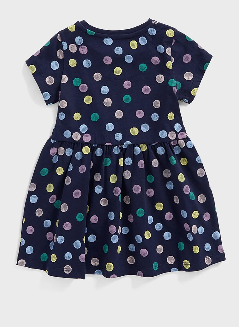 mothercare Spot Print Jersey Dress