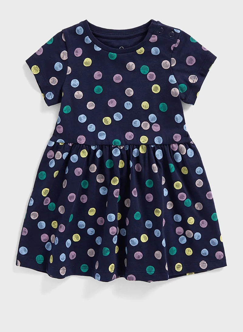 mothercare Spot Print Jersey Dress