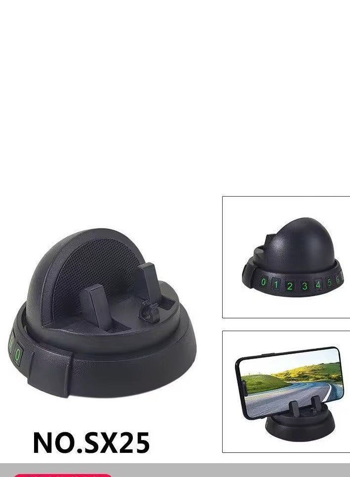 Small circular car phone holder with the ability to write your phone number on it for communication - Image 1