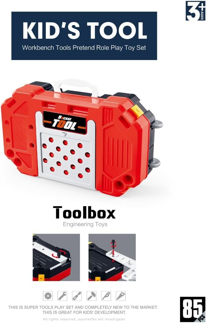 Mini Panda Electric Multi-Functional Tool Bench for Kids 3+ - Image 4