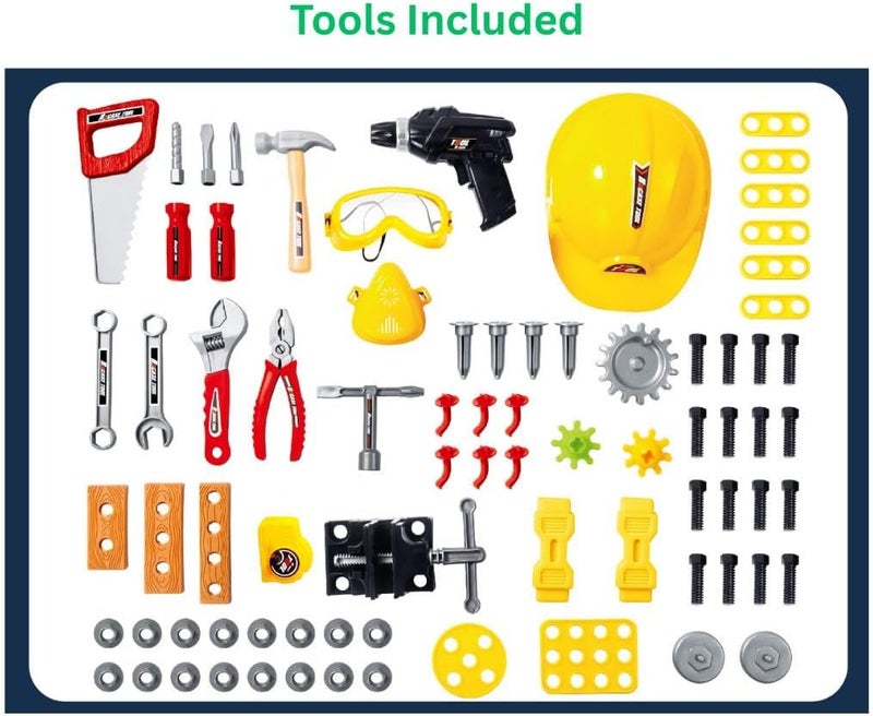 Mini Panda Electric Multi-Functional Tool Bench for Kids 3+ - Image 3