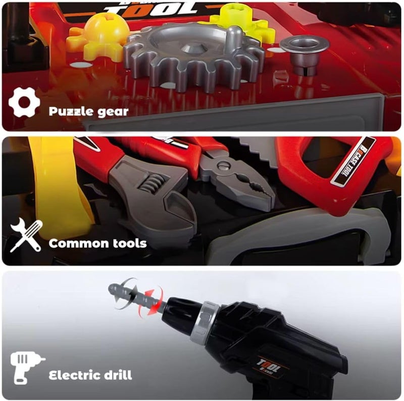 Mini Panda Electric Multi-Functional Tool Bench for Kids 3+ - Image 5