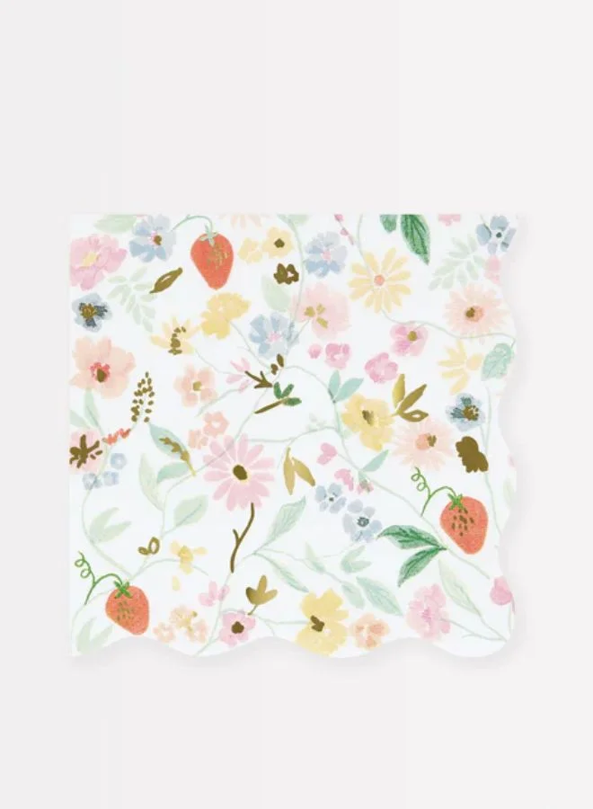 Meri Meri Elegant Floral Small Napkins