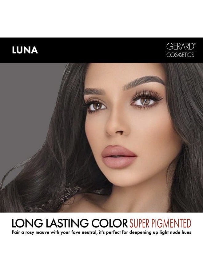 Gerard Cosmetics Lip Pencil (Luna), Ultra Pigmented Matte Pink Lip Liner, Long Lasting, Hydrating Creamy Formula, Cruelty Free  - Image 4