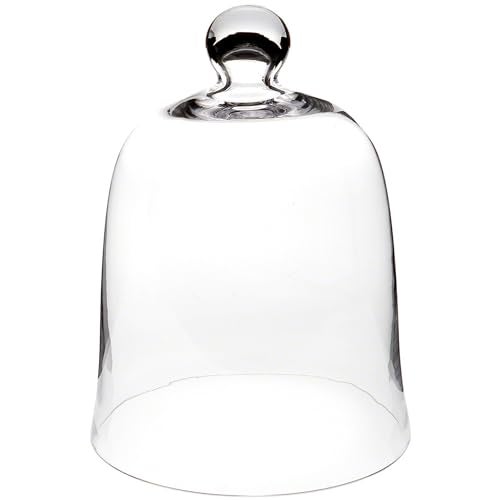 Plymor 8.5" x 11" Bell Jar Glass Display Dome Cloche (Interior Size 8.25" x 9.5") - Image 1