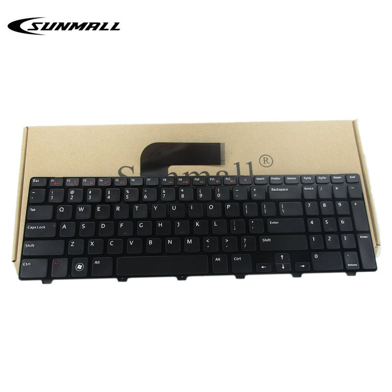 SUNMALL N5110 Keyboard Compatible with DELL Inspiron, Replacement Laptop Keyboard with Frame Compatible with DELL Inspiron 15R N5110 M501Z M511R Ins15RD-2528 2728 2428 - Image 2