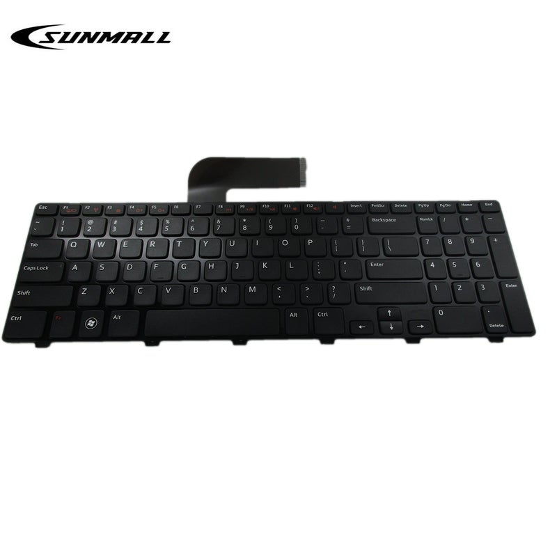 SUNMALL N5110 Keyboard Compatible with DELL Inspiron, Replacement Laptop Keyboard with Frame Compatible with DELL Inspiron 15R N5110 M501Z M511R Ins15RD-2528 2728 2428 - Image 4