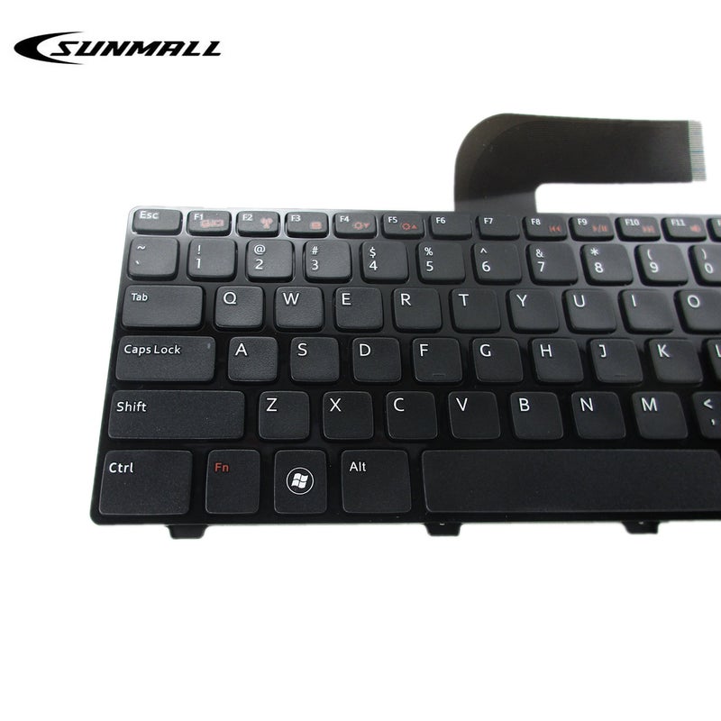 SUNMALL N5110 Keyboard Compatible with DELL Inspiron, Replacement Laptop Keyboard with Frame Compatible with DELL Inspiron 15R N5110 M501Z M511R Ins15RD-2528 2728 2428 - Image 5