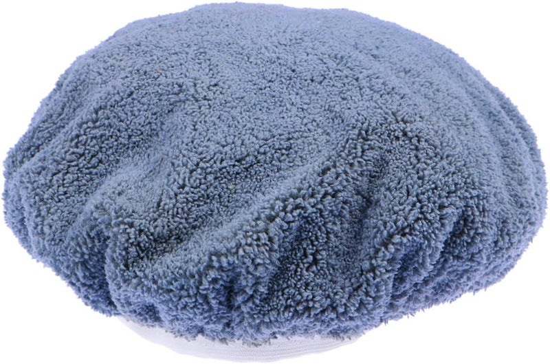 Healifty 5 PCS Coral Fleece Car Polishing Waxing Bonnet Pads 9-10 inch Soft Grip Applicators for Car Detailing and Buffing - Image 1