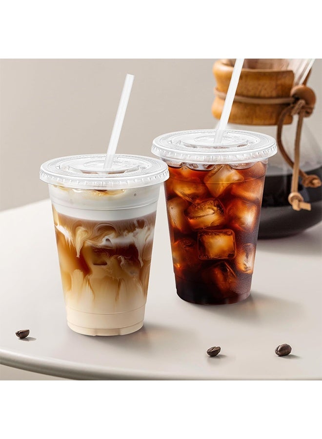 100pcs Clear Disposable Plastic Straws, Drinking Straws For Coffee Juice And Cold Drinks (19cm Long X 0.6 cm Diameter) - Image 3