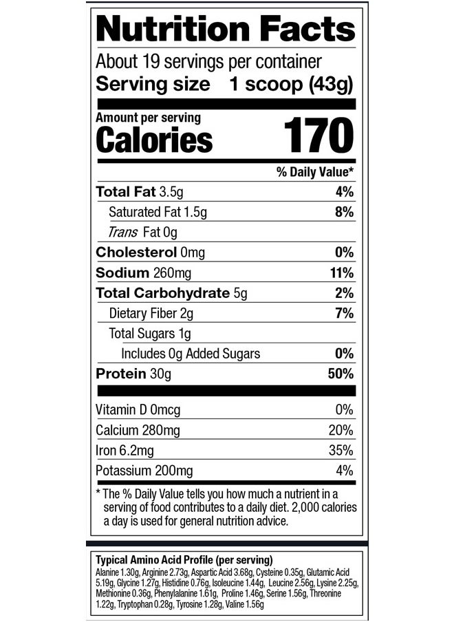 Vega Premium Sport Protein Peanut Butter Protein Powder, Vegan, Non GMO, Gluten Free Plant Based Protein Powder Drink Mix, NSF Certified for Sport, 28.7 oz  - Image 3