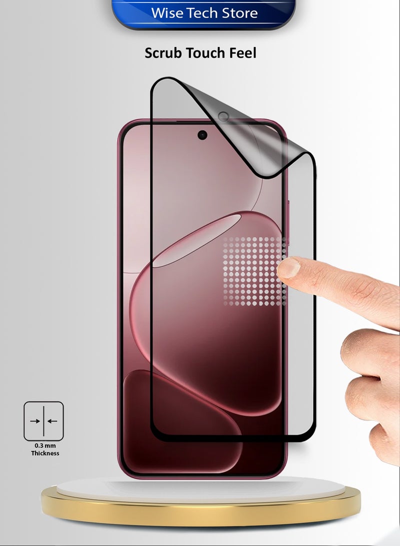 Wtech Oppo A6 Pro 5G 2025 Premium Nano Ceramic Full Glue Full Cover Matte Flexible Screen Protector (MSCNMN) - Clear/Black - Image 4