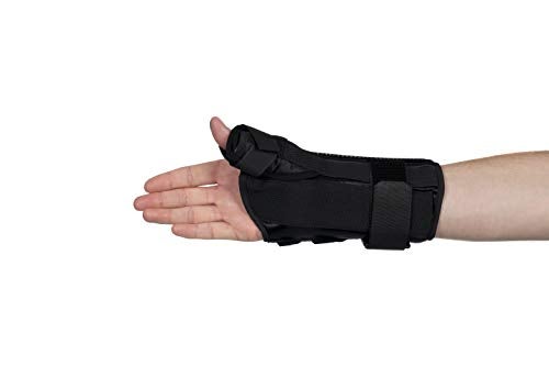 FitPro FP70315 Adjustable Wrist and Thumb Spica Support With Removable Insert Right Medium 8 Size