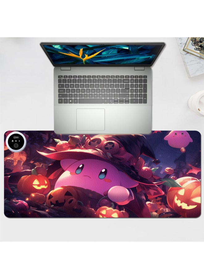 Loquat Funny Warm Table Mat Oversized Dirty-Resistant Mouse Pad Heating Pad Heating Hand Warmer Office Game Gift Pad-Color:400x900x2mm-Pattern:Heating Pad  1(5) - Image 1